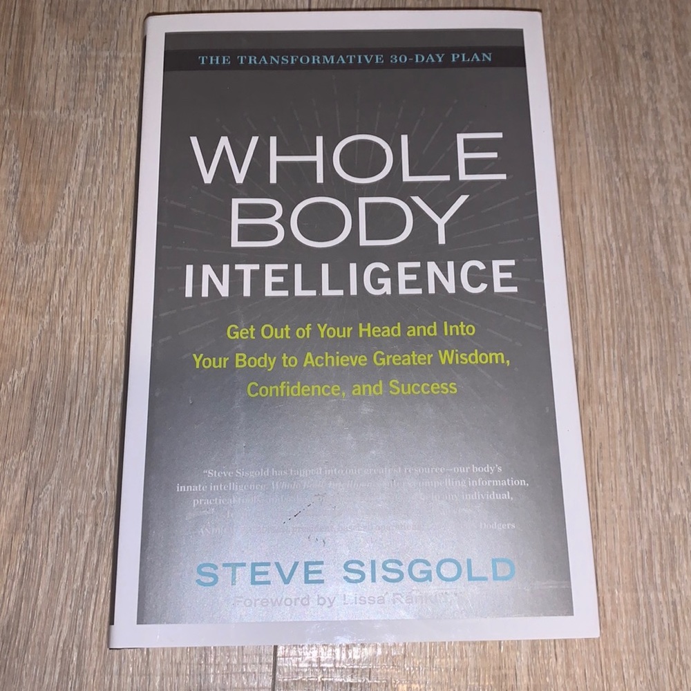 Whole Body Intelligence the transformative 30 day plan hardback book